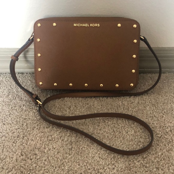 MICHAEL Michael Kors Handbags - Michael Kors lg ew crossbody sandrine stud